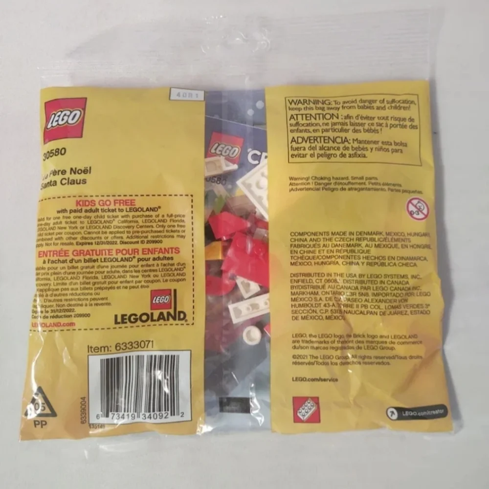 LEGO Creator Santa Claus 30580 NWT Building Toy